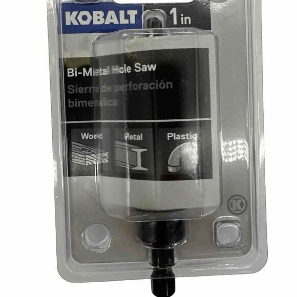 Kobalt 1 Inch Bi-Metal Arbored Hole Saw - wood, metal, plastic 777733 -{K} - Picture 1 of 12